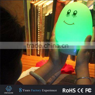 7 colors changing silicone portable bluetooth speaker light APP control