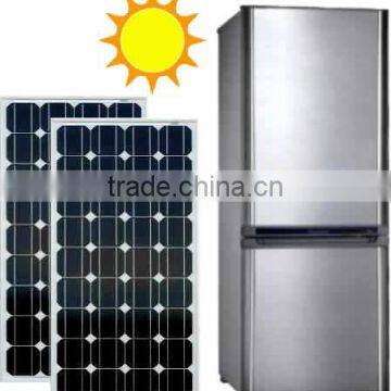 139L Integrated Solar Double-door Upright Refrigerator with built-in Lithium battery