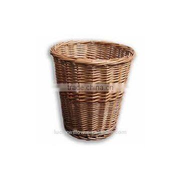 VINTAGE OFFICE WICKER WASTE BASKET,RUBBISH BIN