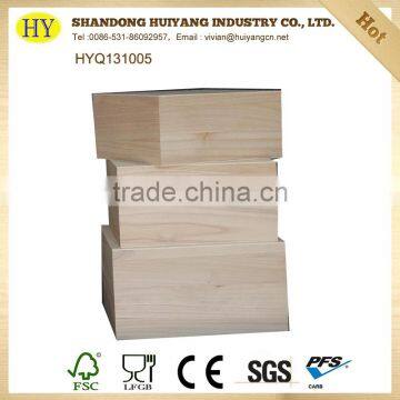 Discount Unfinished Wooden Packaging Box on Sale photo-4