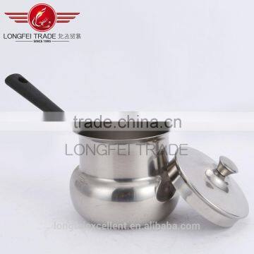2016 New Shape Hot in China India Stainless Steel Soup/milk Boiling Pot Sets photo-3