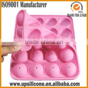 2016 Non-stick Silicone Lolly Model ,Lolly Pop Baking Mold,Silicone Ball Cake Molds photo-3