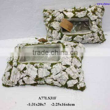 moss flower pot cushion