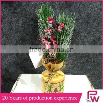 Factory high quality wholesale plastic artificial pine needles christmas tree for Christmas decoration