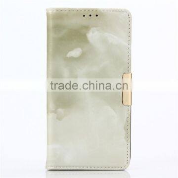 Noble Design High Quality Marble PU Card Bumper/pocket Cell Phone Case for LG photo-2