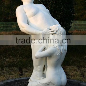 outdoor garden decoration resin craft life size erotic sculpture