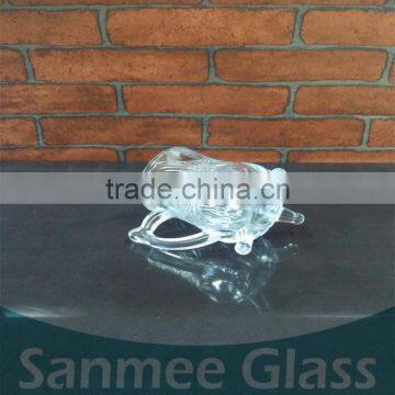 Cheap Tripodal Custom Embossed Beer Glass Mug photo-2