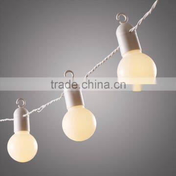 20 Warm White Indoor Outdoor Use Hanging LED Festoon Party Lights photo-5