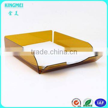 Clear Acrylic Serving Fruit Tray With Blue Color Printing on the Base photo-5