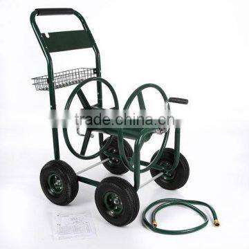 Portable Garden Hose Wagon Trolley Cart