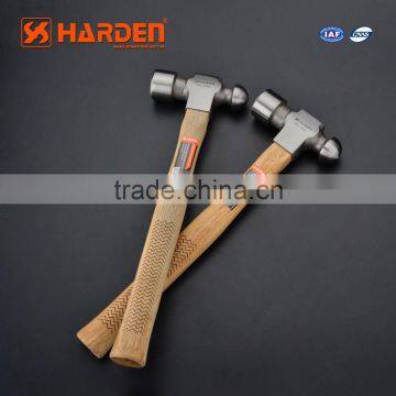 45 Carbon Steel Ball Pein Hammer with Oak Wood Handle