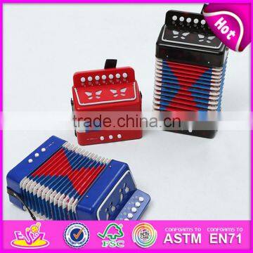 Hot Selling Children Toy Wooden Musical Accordion Instrument W07K006A photo-6