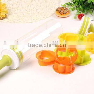Plastic Pastry Bread Hand Rolling Pin Used Dough Roller Kitchen Mixing Tools photo-2