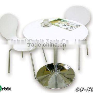 Durable Round Glass Coffee Table, Office Tempered Glass Convenient Table photo-2