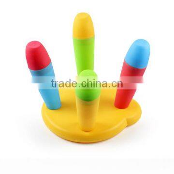 ez Fold Round Plastic Foot Stool Children for Sale Cartoon Bee photo-3