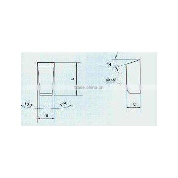 GB5245-85 And YS/T79-1994 Standard Welding Blade--For parting tool and grooving tool