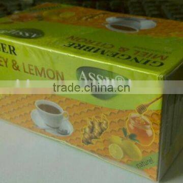 Best selling color boxes packing instant ginger tea granules at wholesale price