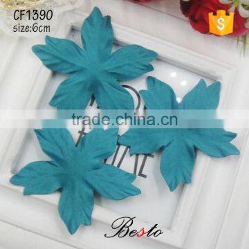 Fashion custom dress green leaf flower petal for baby clothing