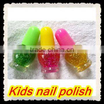 Fashion children kids nail polish mixed bling glitter