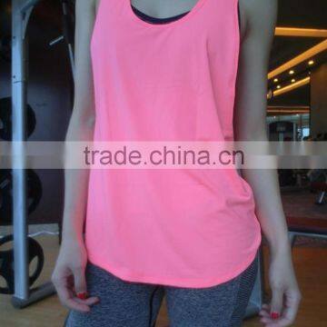 New fashion ladies loose runing sport stringer ,women runing stringer