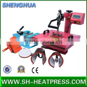 4 in 1 heat press transfer machine, sublimation 4 in 1 for printing thirt mug plate cap