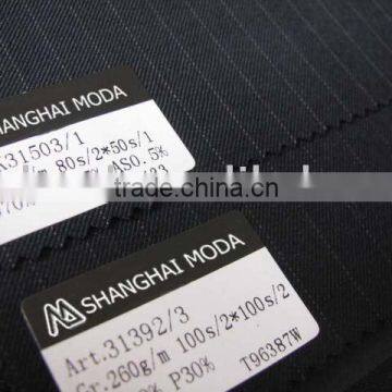 worsted wool fabric w70/p30moda-t028