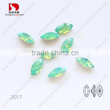 Nice Colorful Navette k9 Cut Fancy Crystal Horse Eye Beads Point Back Loose Rhinestone Wholesale photo-2