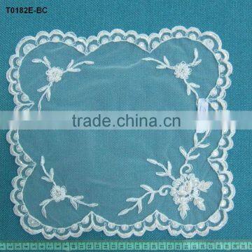 Wholesale new design decoration wedding dining embroidery lace tablecloth