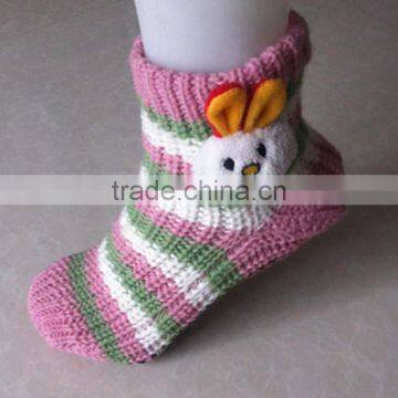 Thick Acylic Carton Non-kid Home Sock photo-2