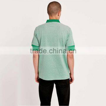 Custom Green Plain Polo Shirt Cheap Uniform Dri Fit Mens Wholesale Shirt photo-3