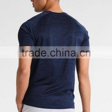 MGOO Manufacturer Offered Blue Color Dry Fit Plain T-shirts Mens Short Sleeve Sports T Shirt photo-2