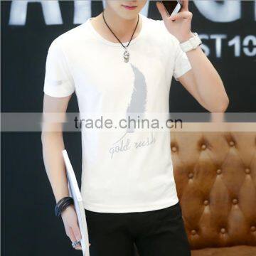 zm40274b wholesale simple design men's summer plain shirts comfortable short sleeve t-shirt