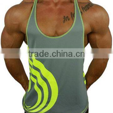 Low Cut Singlet Tops Custom Gym Singlets Cool Dry Mens Singlet photo-4