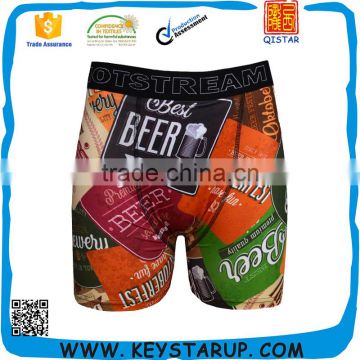 Wholesale Mens Custom Boxer Shorts Men's Stylish Printed Sexy Boxer Underwear