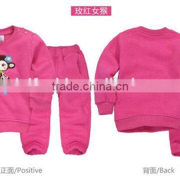 Custom Autumn New Design Casual Hoody Fashion Leisure Kids Hoody and Pants Children Clothing Set photo-2