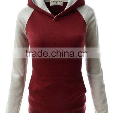 Cheap Pullover Hoodies, Plain Ladies Sport Garment,oem Custom Hooded Sweatshirts Wholesale Pullover photo-4
