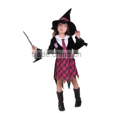 Halloween day Harry potter magic school girls witch costume