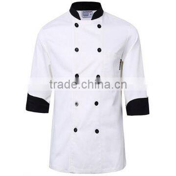Good Quality Simple Waterproof and Oilproof French Chef Work Uniform Wholesale photo-2