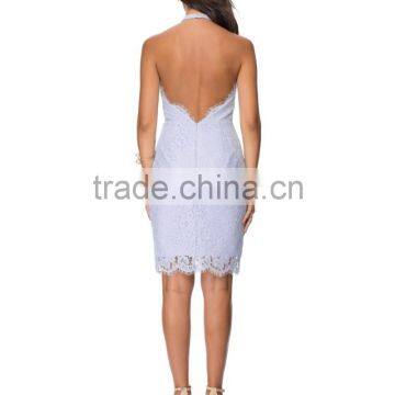 Sexy Backless Design Crossover Halter Neck Evening Dress Wholesale photo-4