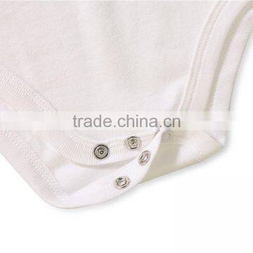 Wholesale Baby Cotton Romper Long Sleeve Plain Baby Onesie photo-3