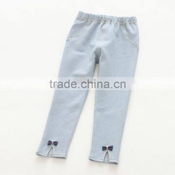 Wholesale Sweet Style Solid Color Cotton Baby Girl Pants photo-5