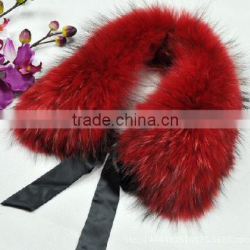 High faux raccoon fur collar European and American fashion faux raccoon fur fur collar wholesale