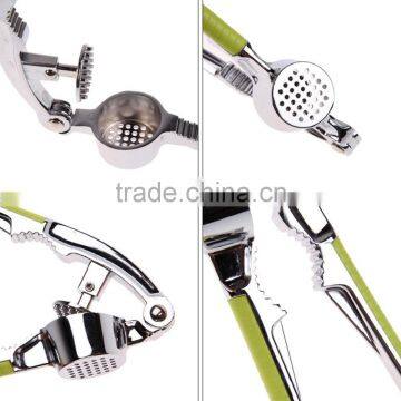 Kitchen Vegetable Presser Accessories Gadegt Cooking Alloy Ginger Crusher Stainless Steel Garlic Presse photo-5