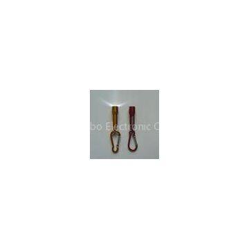 OEM logo on the torch engraved led aluminum flashlight keychains with AG13*3pcs