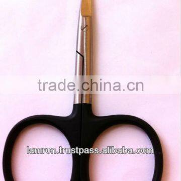 10cm Black Powder Coating Handle Tungsten Carbide Scissors