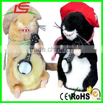 Classical Hamsters Buck Chuck Plush Singing Dueling Banjo Electrical