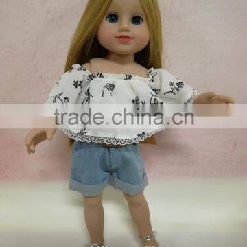 High quality full vinyl 18 inch doll for you