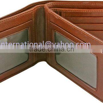 Cow Full Grain Bifold Men Card Holders Wallet photo-4