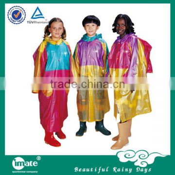 Imate/YiLai new product Promotion colorful kids cute yellow raincoat