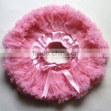 Fluffy tutu wholesale baby petiidress best fluffy skirt 3layer tulle ballet tutu